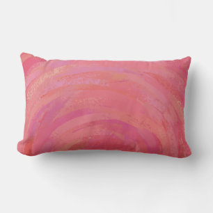 Lachs Pink Swirl Lendenkissen