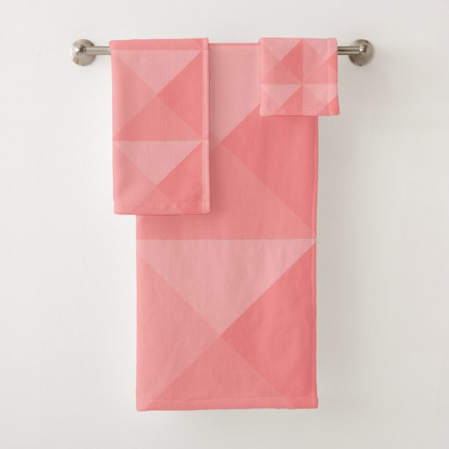 Lachs Pyramids Badhandtuch Set (Insitu)