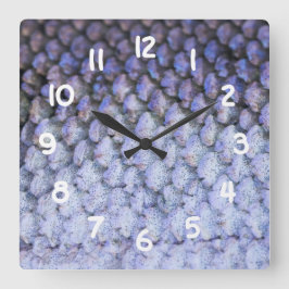 Lachs Quadratische Wanduhr