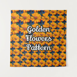 Lachs Rosa Blumenmuster Wandteppich