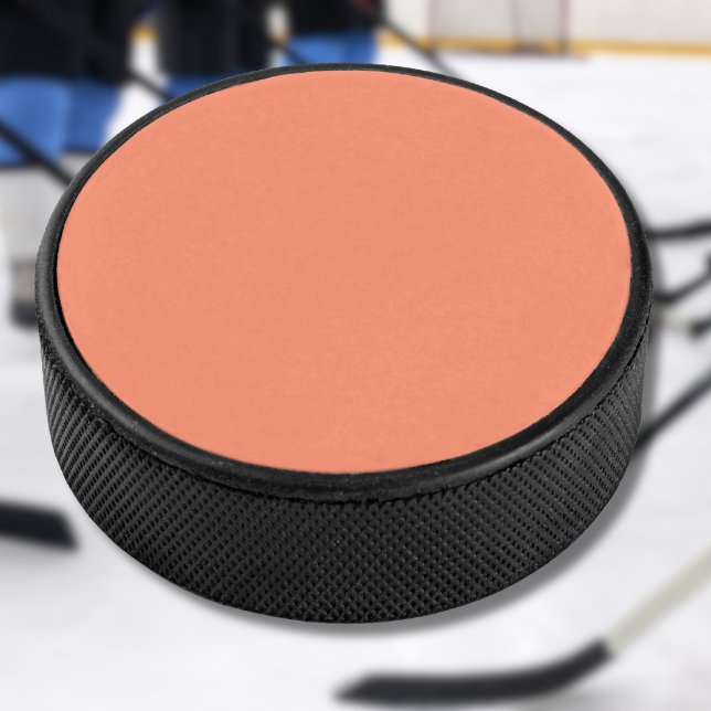 Lachs Rosa Farbe | Trendfarbe Eishockey Puck (Von Creator hochgeladen)