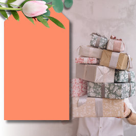 Lachs Rosa Farbe | Trendfarbe Geschenkanhänger