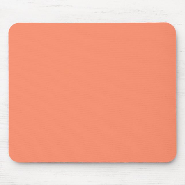 Lachs Rosa Farbe | Trendfarbe Mousepad (Vorne)