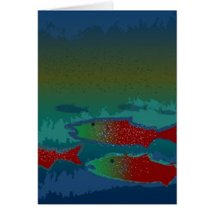 Lachs Spawn