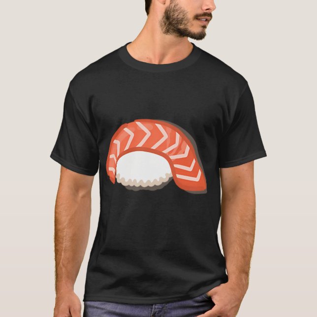 Lachs Sushi T-Shirt (Vorderseite)