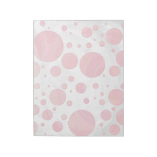 Lachs Swirl Dot Pattern Notizblock