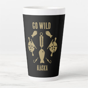 Lachsangeln Alaska Milchtasse