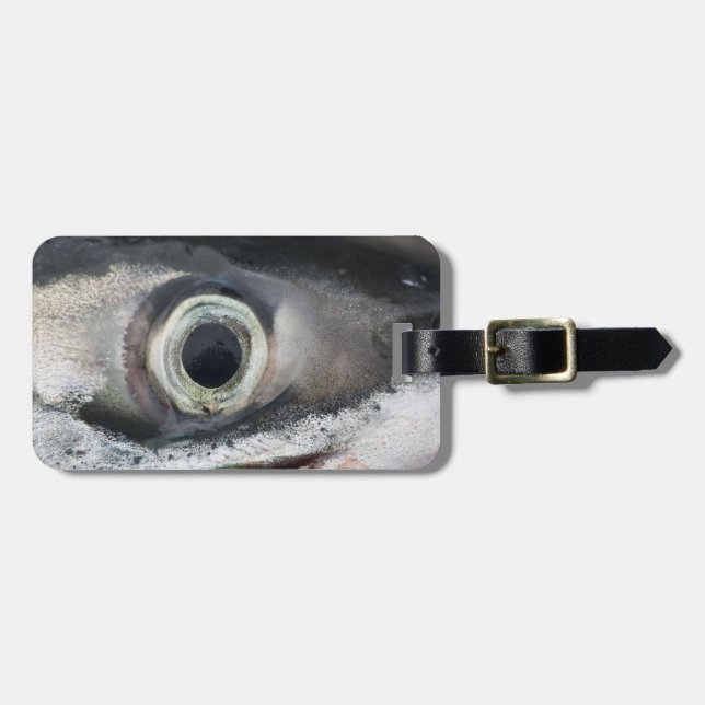 Lachsauge Gepäckanhänger (Vorderseite horizontal)