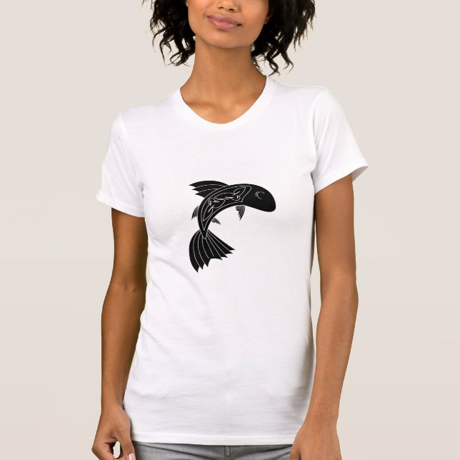 Lachse des Wissens-T - Shirt (Vorderseite)