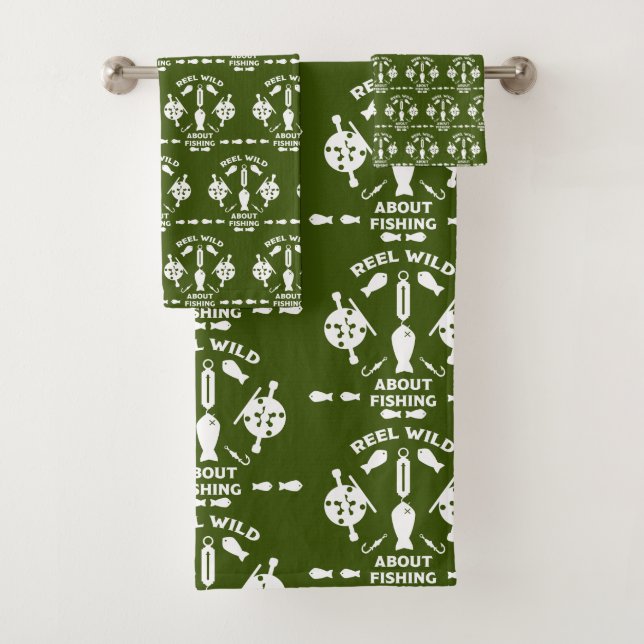 Lachsfischerei Kanada Badhandtuch Set (Insitu)