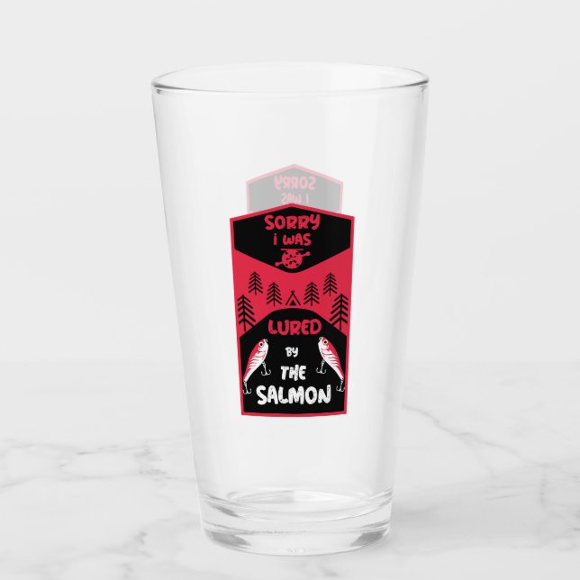 Lachsfischerei Kanada Glas (Vorderseite)
