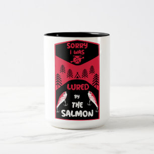 Lachsfischerei Kanada Zweifarbige Tasse