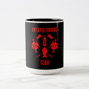 Lachsfischerei Kanada Zweifarbige Tasse