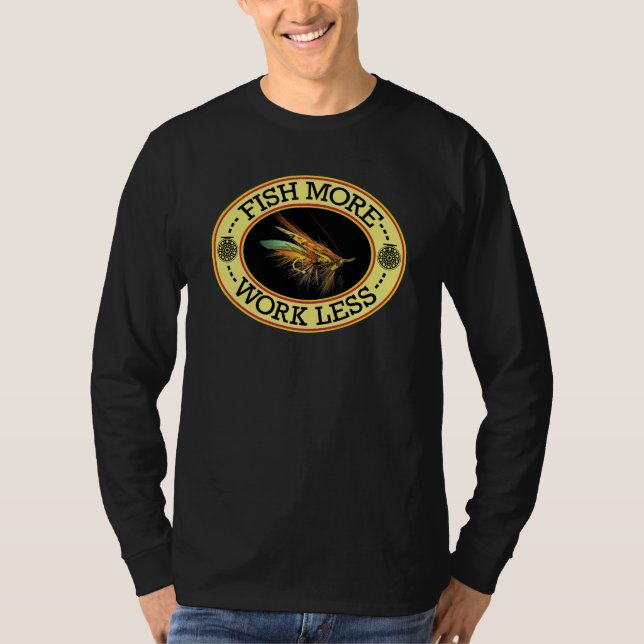 Lachsfischerei T-Shirt (Vorderseite)