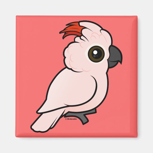 Lachskakadu Magnet (Vorne)