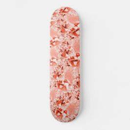 Lachskoralle mit leuchtenden und gekrönten Koralle Skateboard