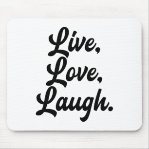 Lachte Liebe Live Retro Meditation Beachtliche Pos Mousepad