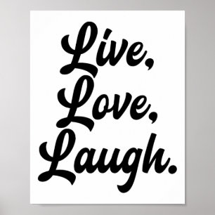 Lachte Liebe Live Retro Meditation Beachtliche Pos Poster