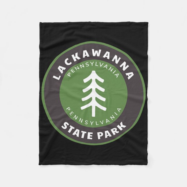 Lackawanna State Park Pennsylvania Pa Vacation Sou Fleecedecke (Vorderseite)