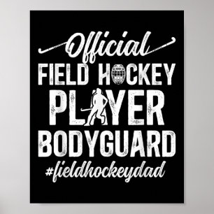 Lackenhockey-Vater Lustiger Vater eines Feldhockey Poster