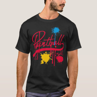 Lackflex Graffiti Paintball-Vergnügungspark T-Shirt