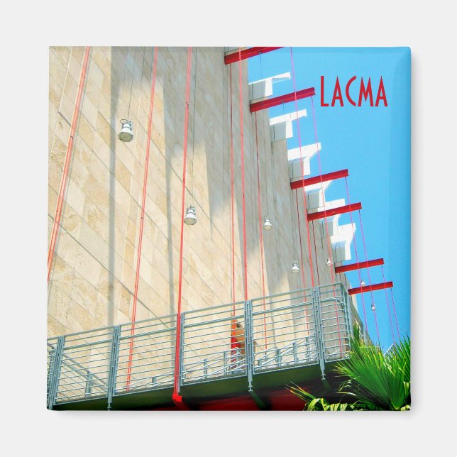 LACMA Los Angeles Museum Moderne Kunst Magnet (Vorne)