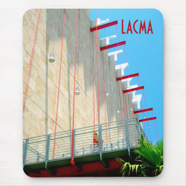 LACMA Los Angeles Museum Moderne Kunst Mousepad (Vorne)