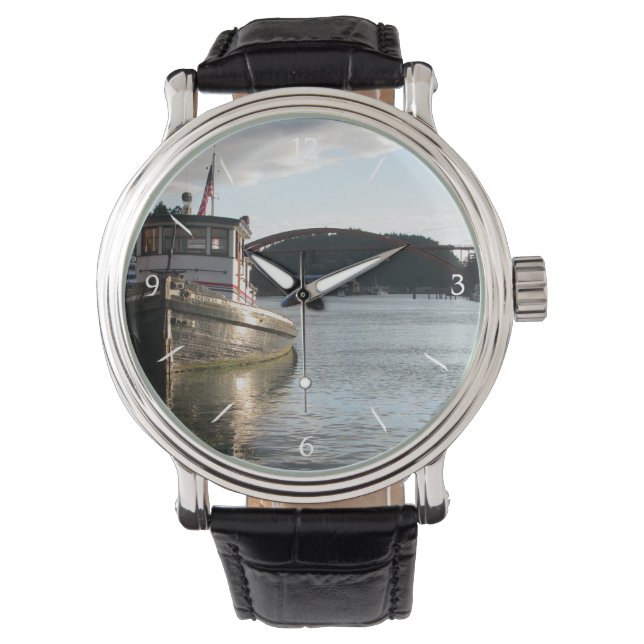 LaConner Tugboat Armbanduhr (Vorderseite)