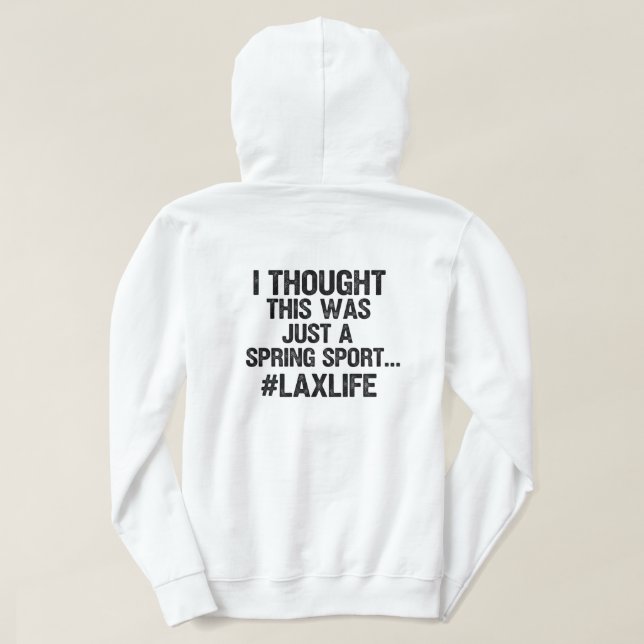 Lacros LAX Hoodie (Design Rückseite)