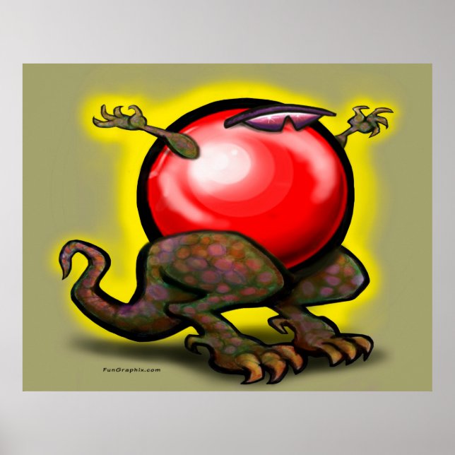 Lacrosse a Saurus Rex Poster (Vorne)