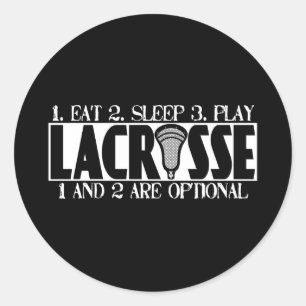 Lacrosse a Sleep Sticker
