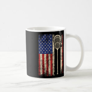 Lacrosse American US Flag Sport Team Sticks Men 4t Kaffeetasse
