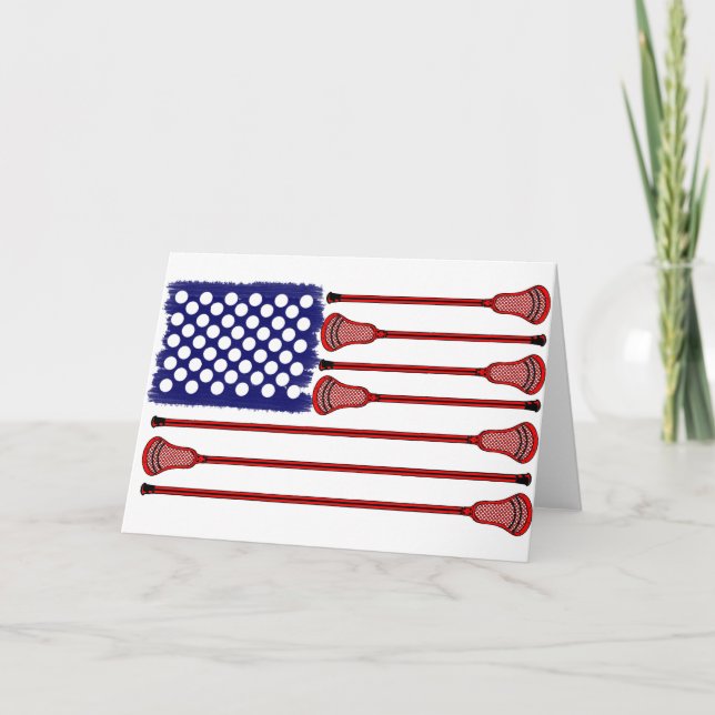 Lacrosse AmericasGame Karte (Vorderseite)