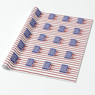 Lacrosse-Amerika-Spiel Geschenkpapier