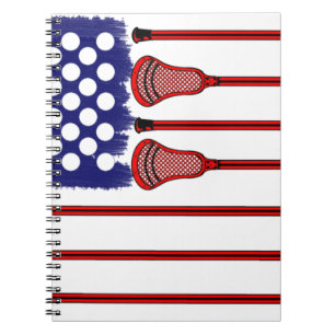 Lacrosse-Amerika-Spiel Notizblock