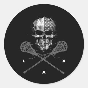 Lacrosse Apparel - Lacrosse 23 Runder Aufkleber