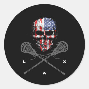 Lacrosse Apparel - Lacrosse 24 Runder Aufkleber