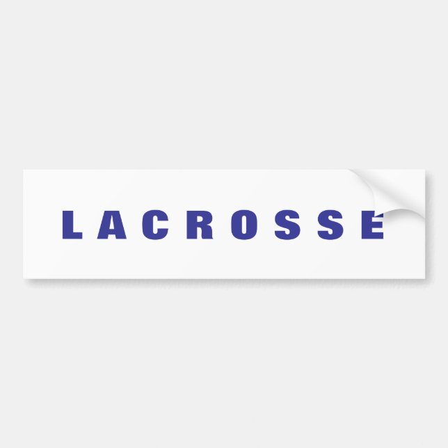 Lacrosse Autoaufkleber (Vorne)