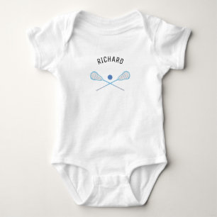 Lacrosse Baby Benutzerdefinierter Lacrosname Strampler
