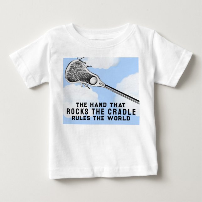 Lacrosse Baby Clothes Baby T - Shirt (Vorderseite)