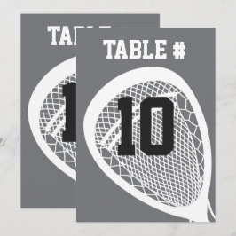 LACROSSE Bar Mitzvah TABELLENKARTE Einladung