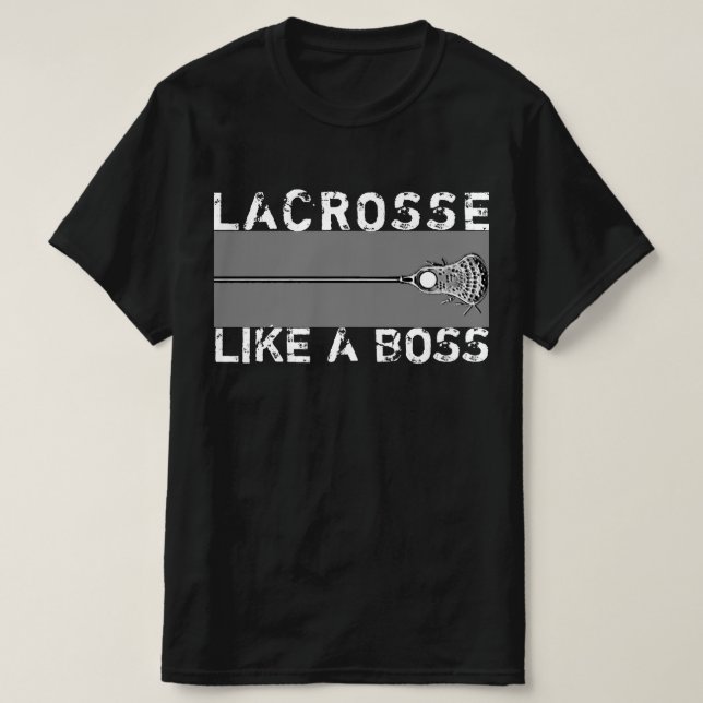 Lacrosse Boss Sports T - Shirt (Design vorne)