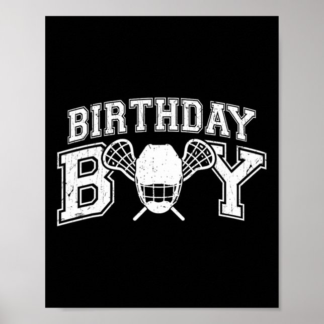 Lacrosse Boys Anniversaire Décorations Fête Lacros (Devant)