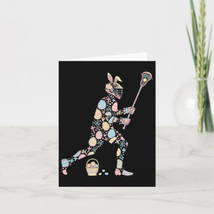 Lacrosse Bunny Easter Easter Easter Day Player Wom Karte