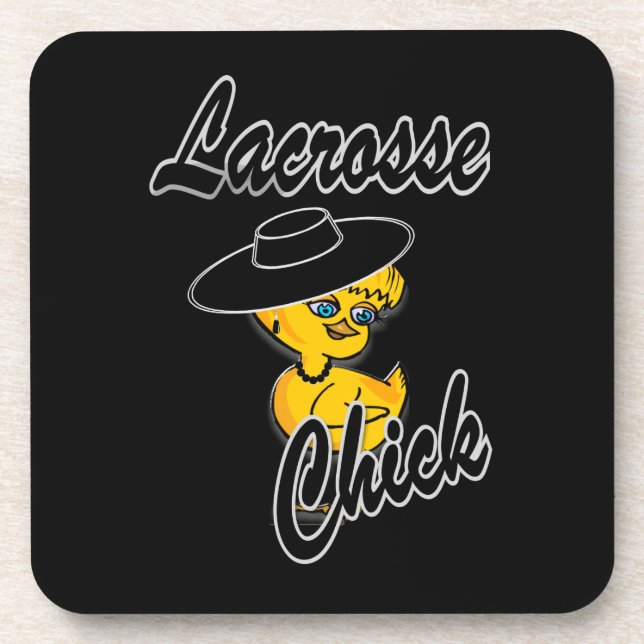 Lacrosse Chick #4 Untersetzer (Vorderseite)