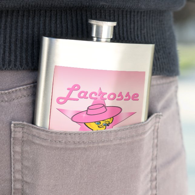Lacrosse Chick #8 Flachmann (Beispiel)