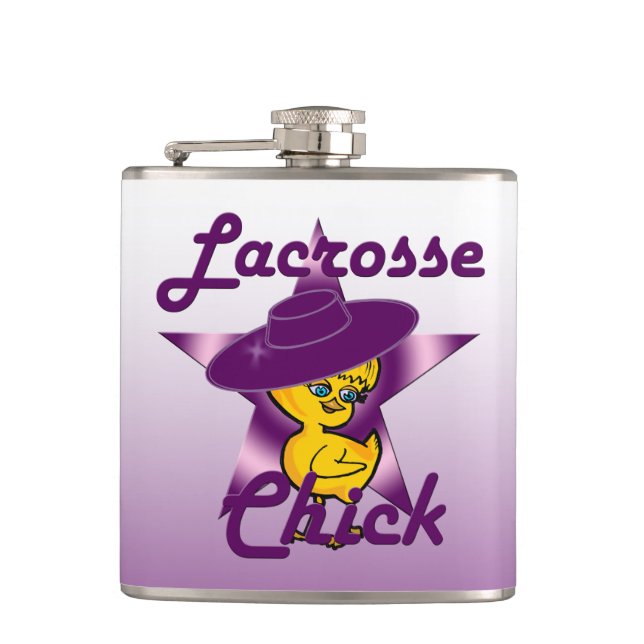 Lacrosse Chick Flachmann (Vorderseite)