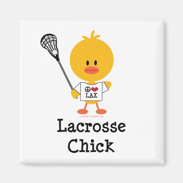 Lacrosse Chick Magnet (Vorne)