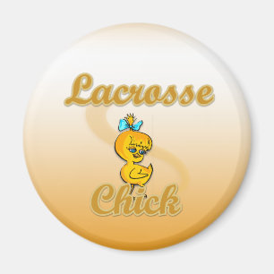 Lacrosse Chick Magnet