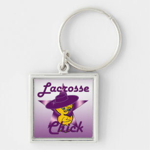 Lacrosse Chick Schlüsselanhänger